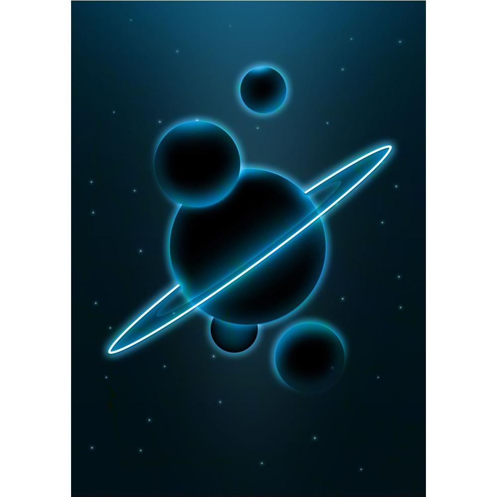 Красочный космический астронавт исследует Луну, постер и печать на холсте, картины планет, современное настенное искусство для гостиной, домашний декор