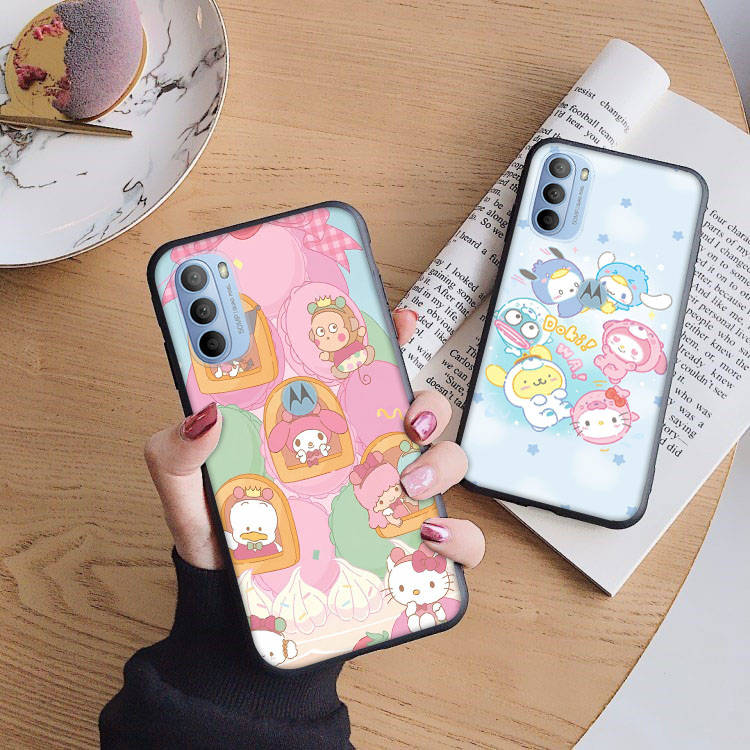 AH46 Sanrio Cartoon черный чехол для Samsung Note 20 Lite S24 Ultra S23 S22 A05 A06 A11 A71 A15 A16 A13 A24 A25 A33 A52 A53 M55 M35 Sofe Cover