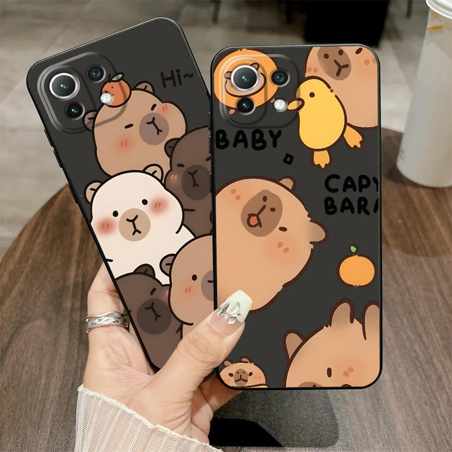 Милый Капибара Funda Чехол для телефона для Xiaomi Mi 12T Pro 11T 12 12X 10T 14 13 Lite 11