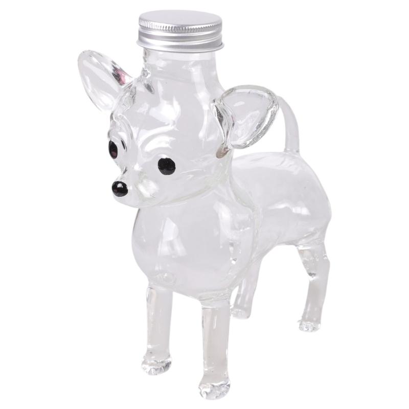 Dog Themed Airtight Glass Snacks Jar With Secure Lid For Storing Cookie Coffee Bean Pet Treats Kitchen Organizers