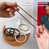 Эластичное кольцо для волос резинка фестиваль день рождения вечеринка путешествие работа повязка на голову веревка портативное украшение головной убор аксессуары женщина