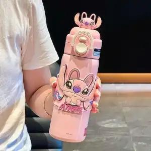 500Ml Zootopia Stainless Steel Thermos Dual Drinking Straw Cup 3D Nick Wilde Judy Hopps For Kids Anime Fans Fun Gifts