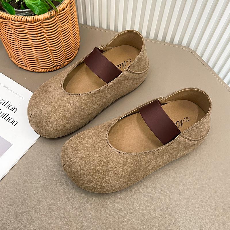 Inner heightening relaxed style Birkenstocks autumn and winter new comfortable versatile round head versatile single shoes