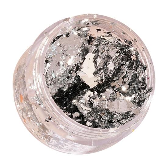 1 коробка, украшение для ногтей, блестки, золотой/серебряный цвет, нерегулярные чешуйки из оловянной фольги, DIY маникюр, УФ-гель-лак, 3D блестящие аксессуары для украшения ногтей