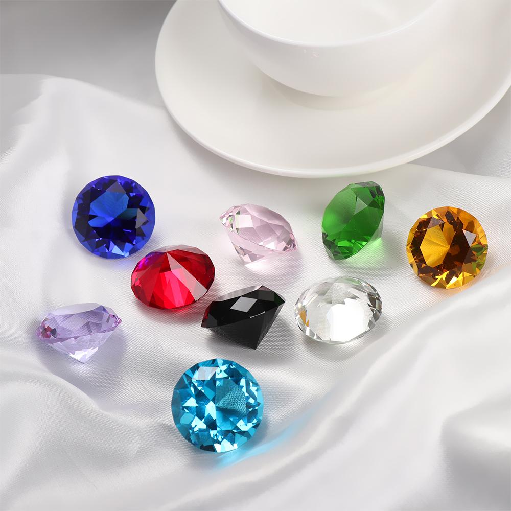 30mm DIY Party Decoration Romantic Gifts Crystals Diamond Wedding Supplies Clear Table Confetti