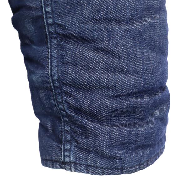 ALPHA INDUSTRIES INC Утепленная джинсовая куртка-пилот S Меховой капюшон Мужская Б/у