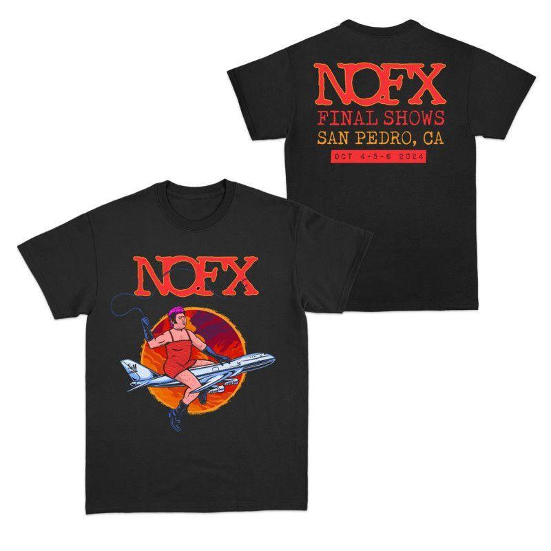 Summer New Product NOFX Band Punk Rock American Vintage High Street Casual Loose Mens and Womens Shortsleeved Tshirt