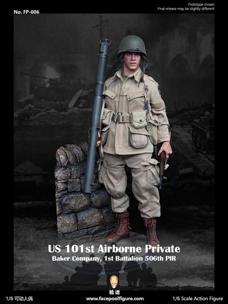 Facepoolfigure FP006 Фильм Аниме Игра Военный Военный Солдат Воздушно-десантные войска Фигурка Спасти рядового Райана 1/6