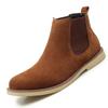 Chelsea Boots Men Handmade Business Black Red Slip On Flock Pu Cowboy Boots Sapato Masculino Men Snow Boots Zapatillas Hombre