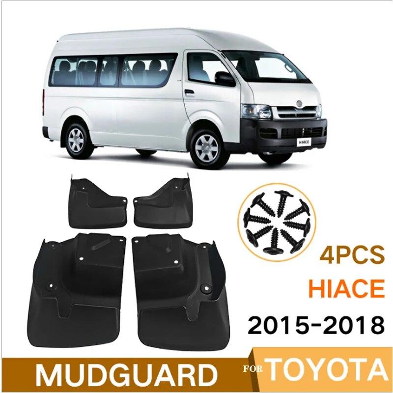 4 шт. комплект, брызговики, брызговики для Toyota Hiace 200 Series 08-21, крыло хэтчбека, автомобильные аксессуары