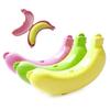 3 Colors Fruit Banana Protector Holder Multifunction Cute  Case Storage Container Box Case Banana Case Plastic Kitchen Tools