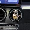 Car Air Freshener Acrylic Dog Vent Clip Decorative Car Scent Car Air Conditioner Clip