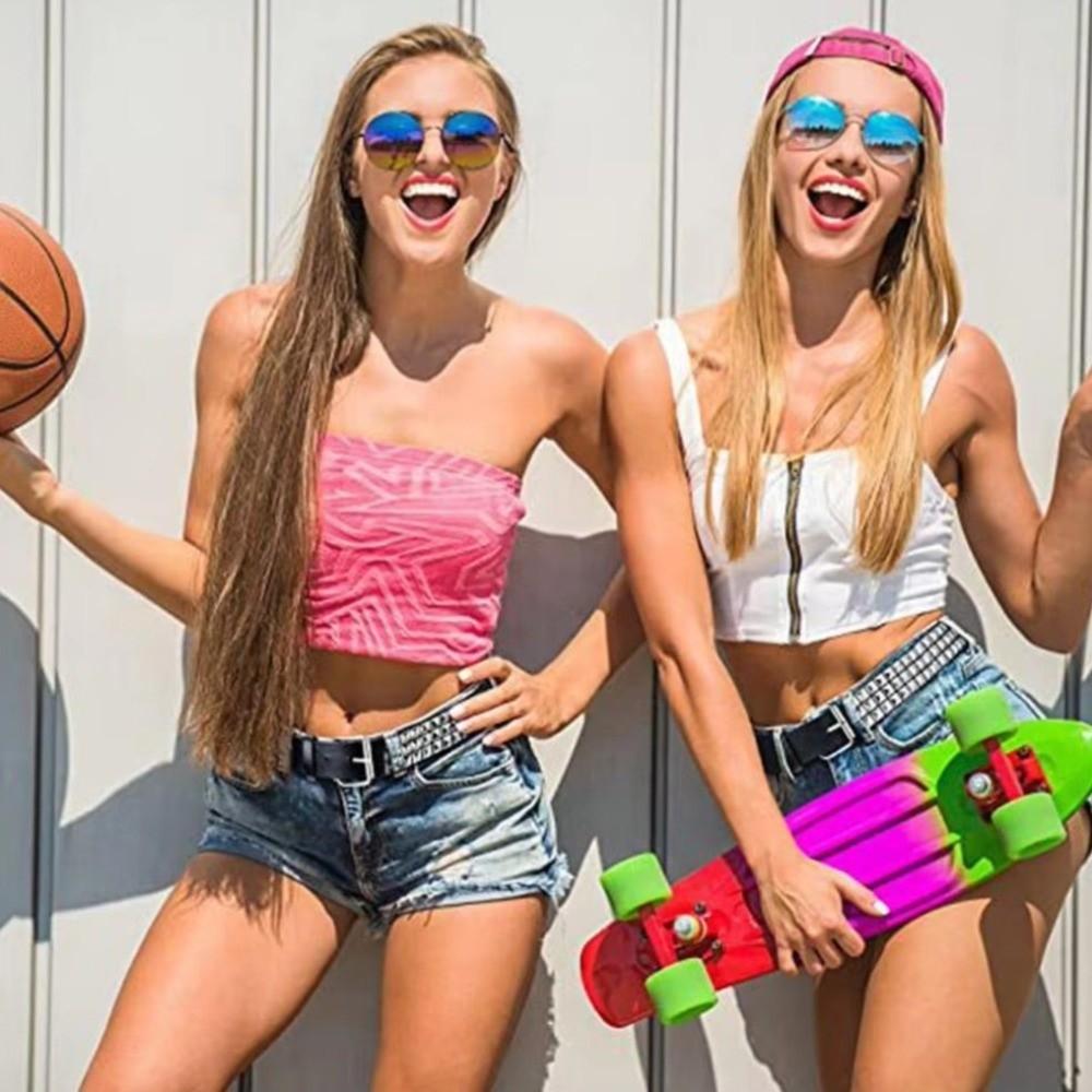 Vintage Punk Rivet Belt PU Leather Y2K Pyramid Belt New Metal Gothic Waistband  Nightclub