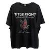Футболка Title Fight Инди-рок Футболка С Принтом Группы