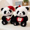 Super Cute Umbrella Panda Plush Toy Girl Birthday Gift Apple Round Panda House Souvenir Home Ornament