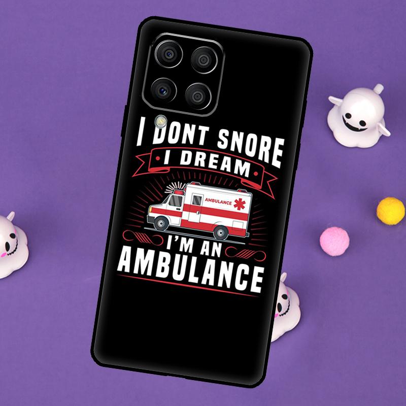 Ambulance Car Cover For Samsung Galaxy M54 M14 M34 M33 M13 M23 M53 M15 M55 M31 M51 M20 M30s M32 M52 Case