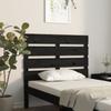 VidaXL Headboard Black 100x3x80 Cm Solid Pine Wood821336