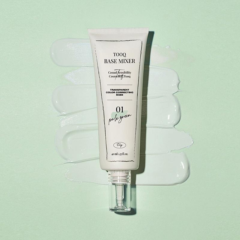 TooQ Прозрачная цветокорректирующая база (01 Бледно-зеленый) SPF 28 PA+++ 40мл