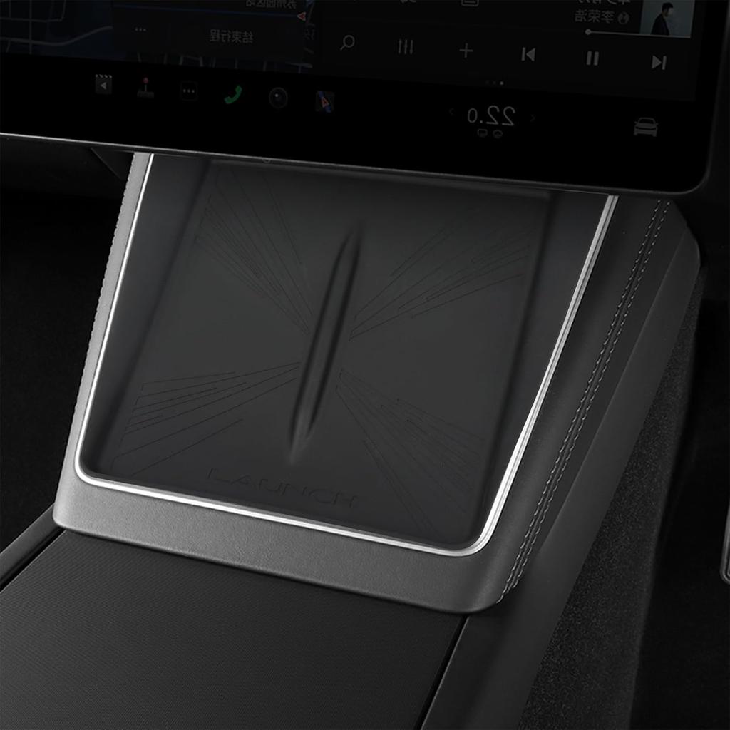 Для Tesla Model Y Juniper 2025 Силиконовый коврик для центральной консоли Освежающий дизайн, Нескользящий дизайн Для Tesla Model 3 Highland 2024-2026