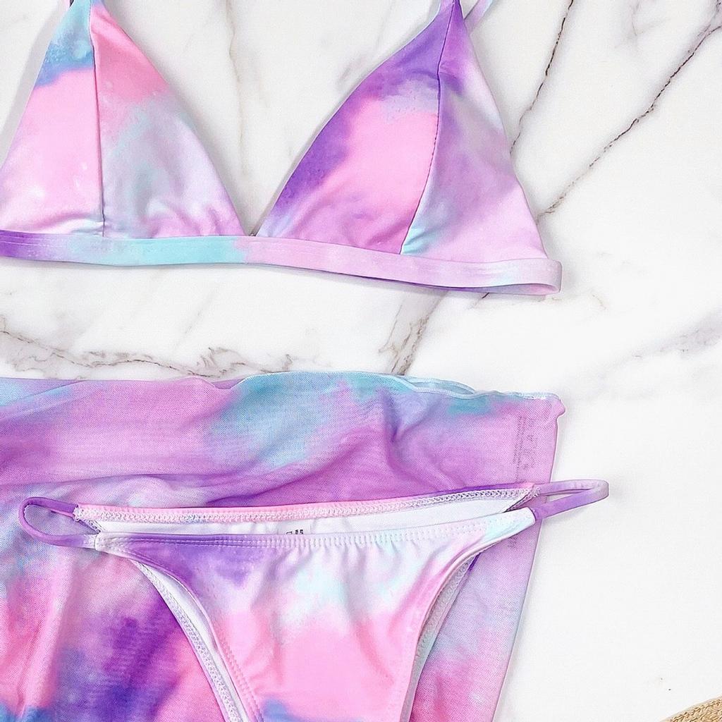 Micro Bikini 3 Packs Bikini Set Tie Dye Купальник Женский Купальники Для Женщин Купальные Костюмы Купальные Костюмы Пляжная Одежда Biquini