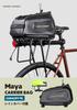 GORIX Rear Bag Bicycle Waterproof Cover Large Capacity Carrier Bag Stylish Sturdy Hard Shell Cycle Bag Multifunctional Road Bike Bicycle Commuting