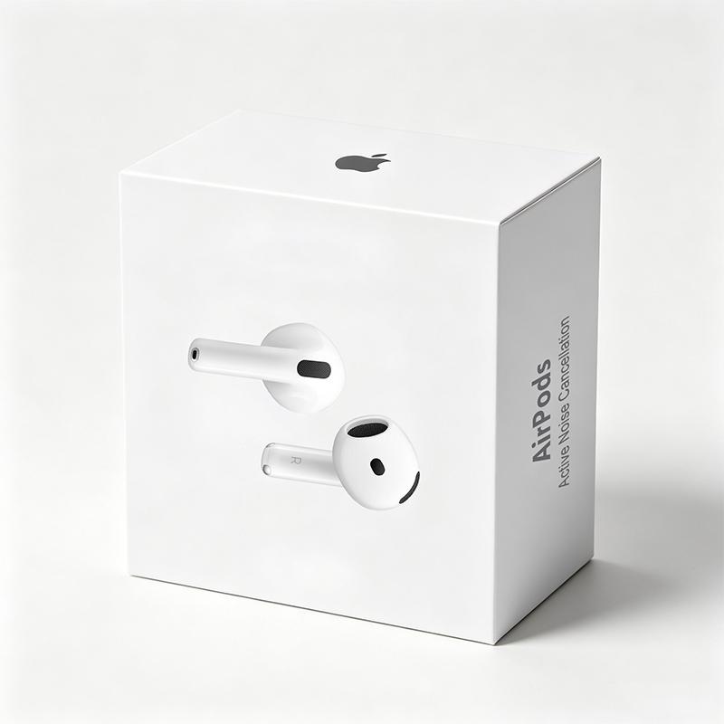 Apple AirPods 4 True Wireless Наушники Пространственное Аудио Датчик Силы Управление Hands Free Наушники Для iOS Android Смартфонов