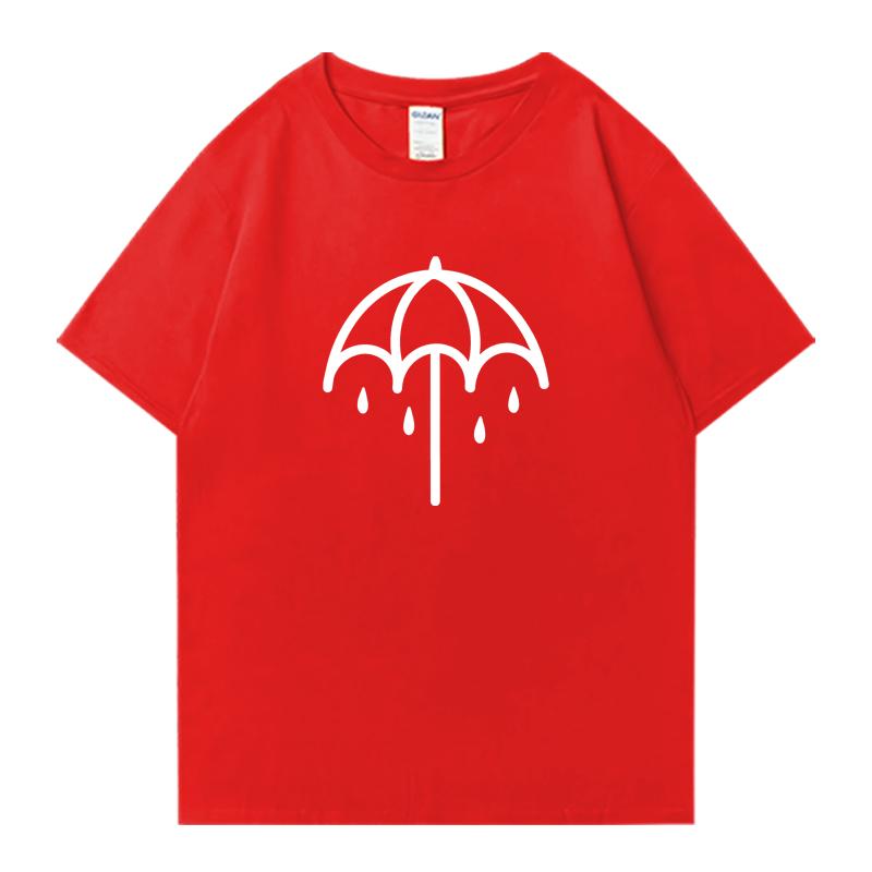 Umbrella Bring Me The Horizons Metal Washed Oversized Tshirt Street Hip Hop 100 Cotton Unisex Unisex Short Sleeve Tshirts Unisex