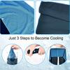 Cooling Hoodie Towel Sweat Absorption Extra Soft Sun Protection Quick Drying Sweat Towel Neck Wrap Sports Supplies