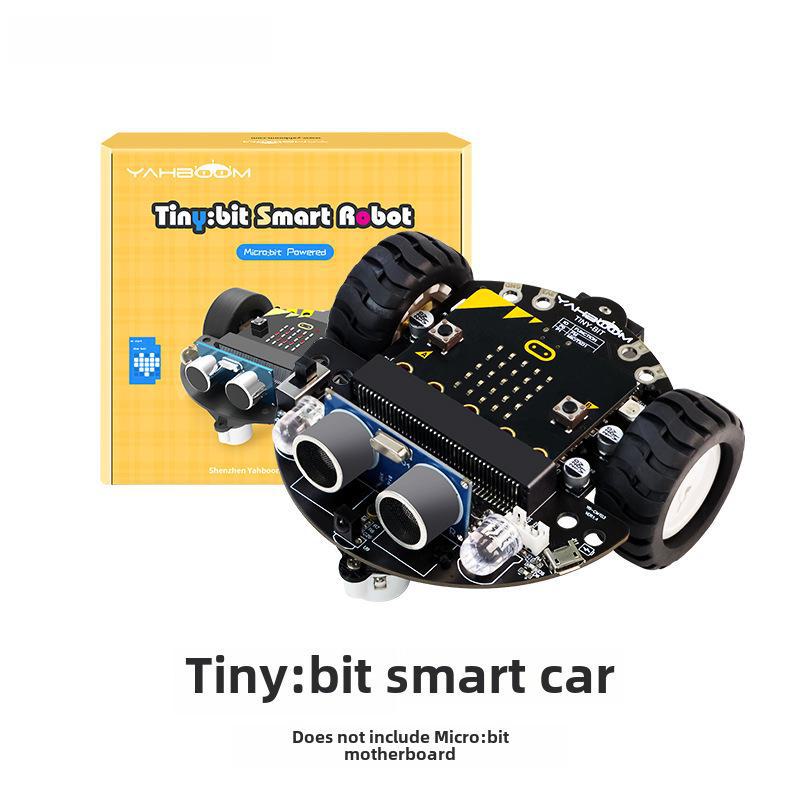 Microbit AI Vision Smart Car Kit: Graphical Programming & WiFi Video Education In Python