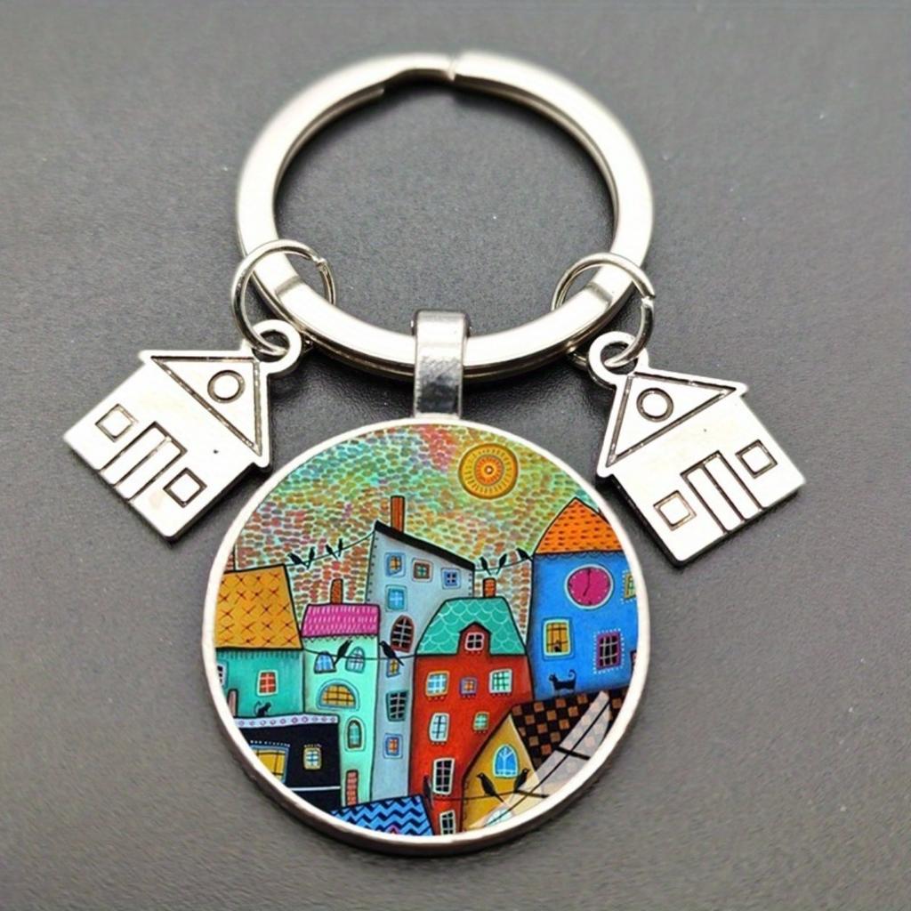Artistic Glass Keychains