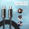 120 Вт 10 А быстрое зарядное устройство PD Dual USB C - Type C кабель для зарядки высокоскоростной передачи данных шнур для iPhone Samsung Mi Data шнур