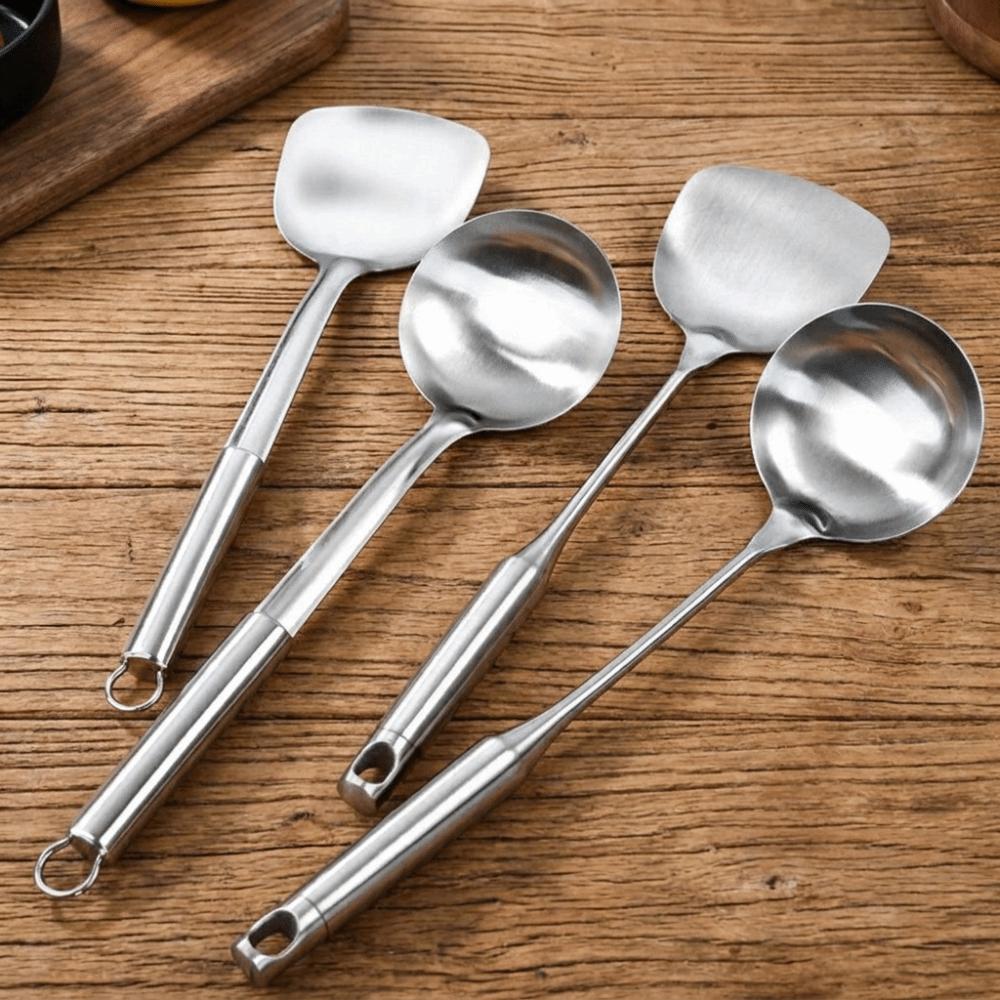 Thickened Kitchen Shovel Spoon Heat Resistance Wok Spatula Spoon Kitchen