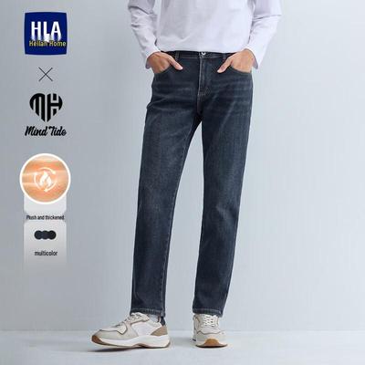 Мужские зимние джинсы HLA с флисовой подкладкой