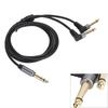 1.5m 4.9ft 6.35mm Stereo to 6.35mm Mono Adapter Cable Male to Male Audio Splitter Cable