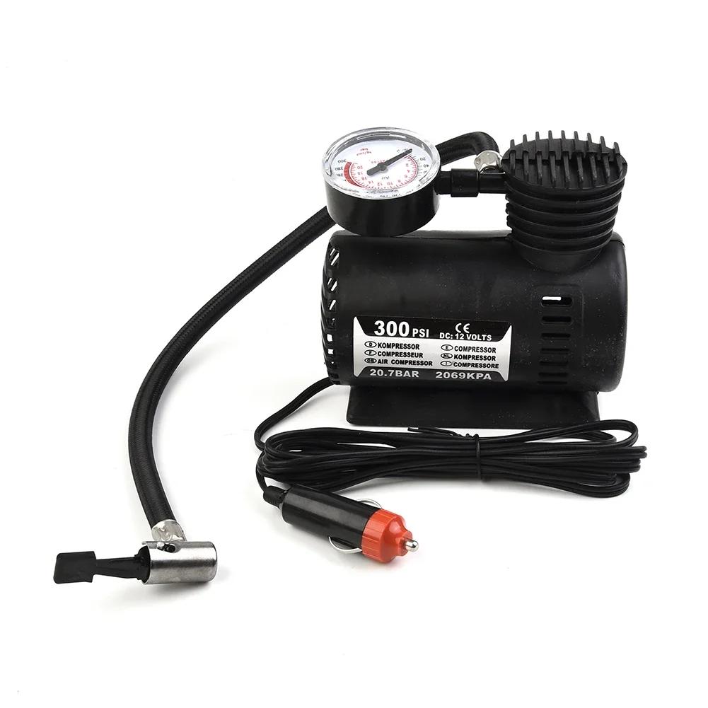 12V Auto Electric Air Pump 300psi Air Compressor Tire Mini Car Tire Inflator Auto Repair Accessories for Inflator High Quality