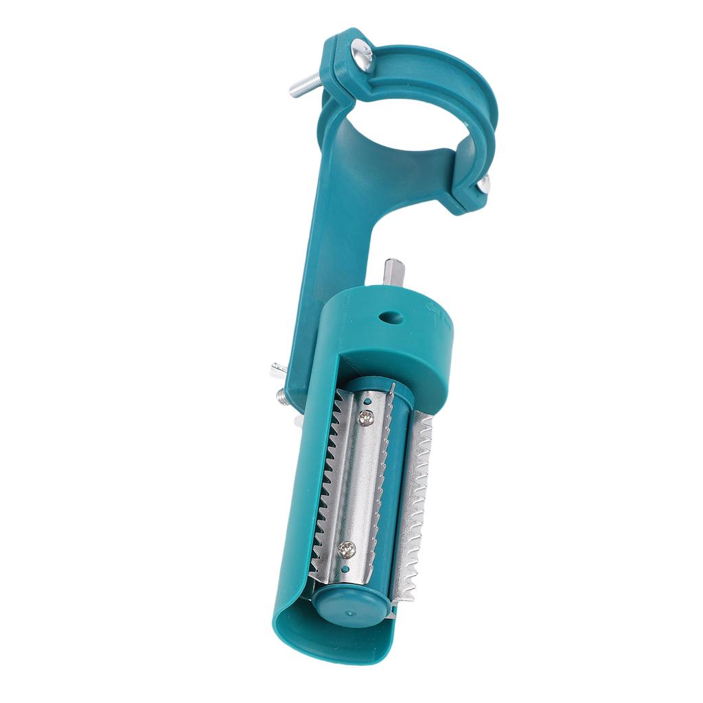 Рыба Насадка для электродрели 6 рядов зубчатых зубьев Утолщенная нержавеющая сталь Зажим Средство для удаления рыбной чешуи