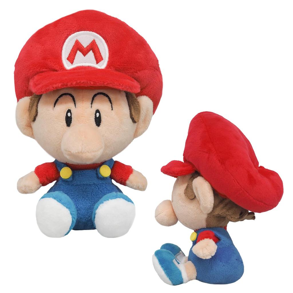 Sanei Boeki Super Mario ALL STAR COLLECTION Малыш Марио (S) Ш10×Г11×В15см Плюш AC52