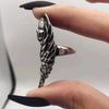 European and American Punk Style Long Ring Rock Skull Ring