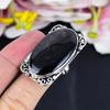 Silversheen Obsidian Gemstone 925 Sterling Silver Jewelry Ring Size 9.5 KG-1678