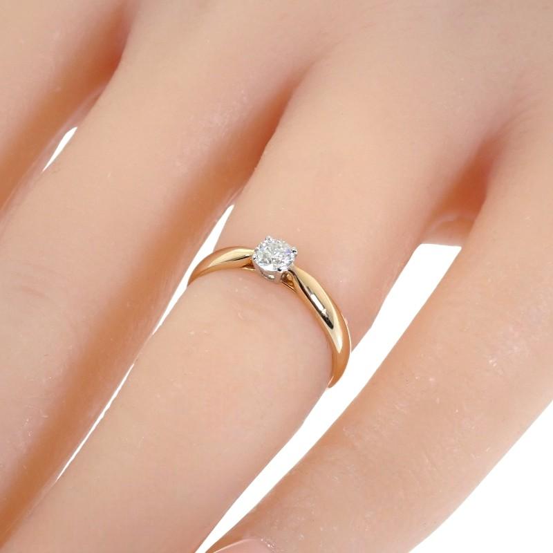 TIFFANY&Co.  #8(JP Size) ring gold K18 Pink Gold/Pt950Platinum Women