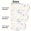 Colorful Watercolor Floral Oil Painting Flower Print Mouse Pad Cushion Mousepads Non Slip Rubber Base Desk Mat Pc Laptop Office