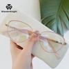 2023 Trendy Cat-Eye Glasses: Hot-Selling Xiaohongshu Frame, Anti-Blue Light, Plain Mirror for Students and Netizens
