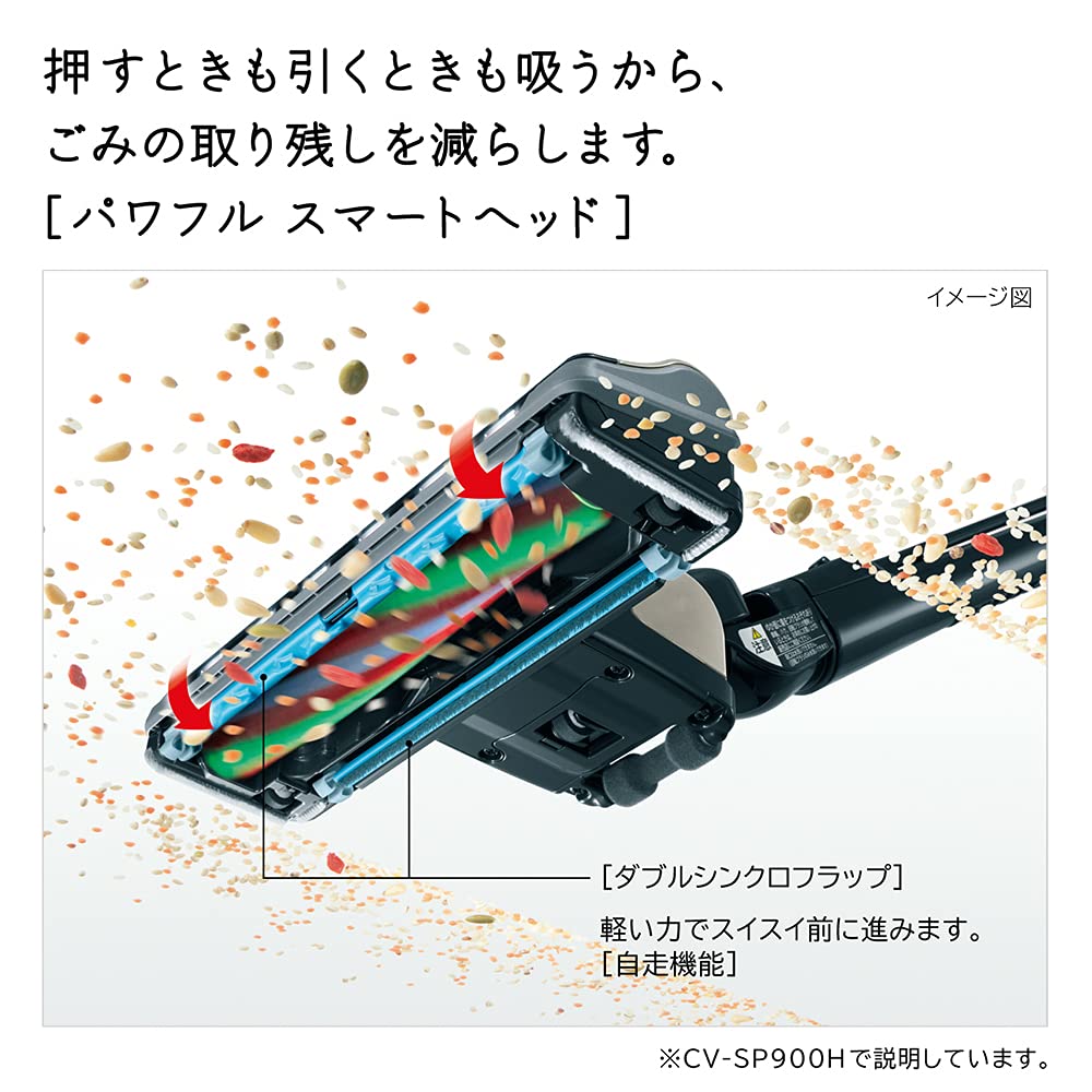 Пылесос Hitachi Power Cal Cyclone Type Основной корпус Сделано в Японии Легкий корпус Тип R Рубиново-красный Самоходный CV-SP300H