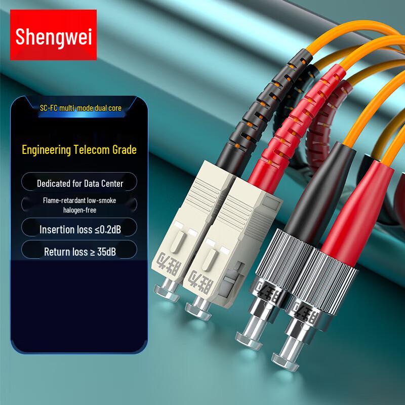 Многомодовый дуплексный оптоволоконный патч-корд Shengwei