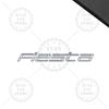 1PCS Metal Letter For Fiesta Ford 3D Emblem Car Rear Trunk Decals Lettering Badge Auto Accessories Styling