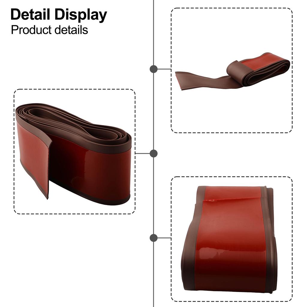 1pc Skirting Board 3meters Soft Pvc Skirting Plastic Skirting Waterproof Skirting Wall Sticker Wall Trim Line Anti-Collision