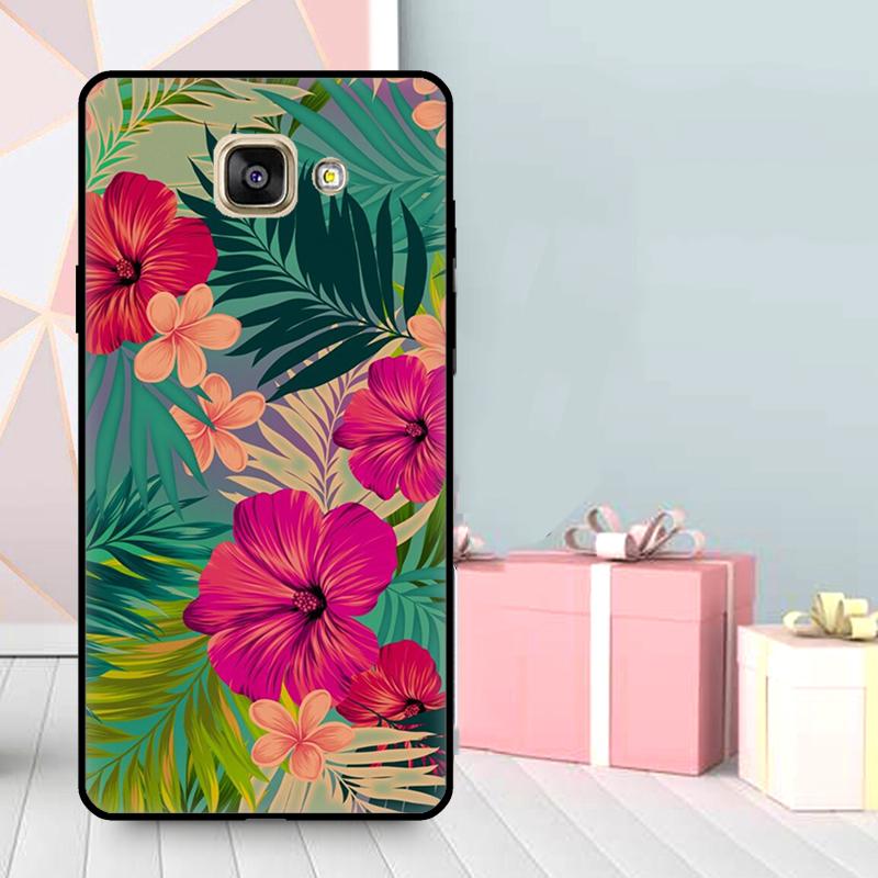 Чехол с тропическим узором алоха и гибискусом Для Samsung Galaxy A3 A5 2016 2017 A6 A7 A8 A9 2018 J1 J3 J4 J5 J6 Plus J7 J8