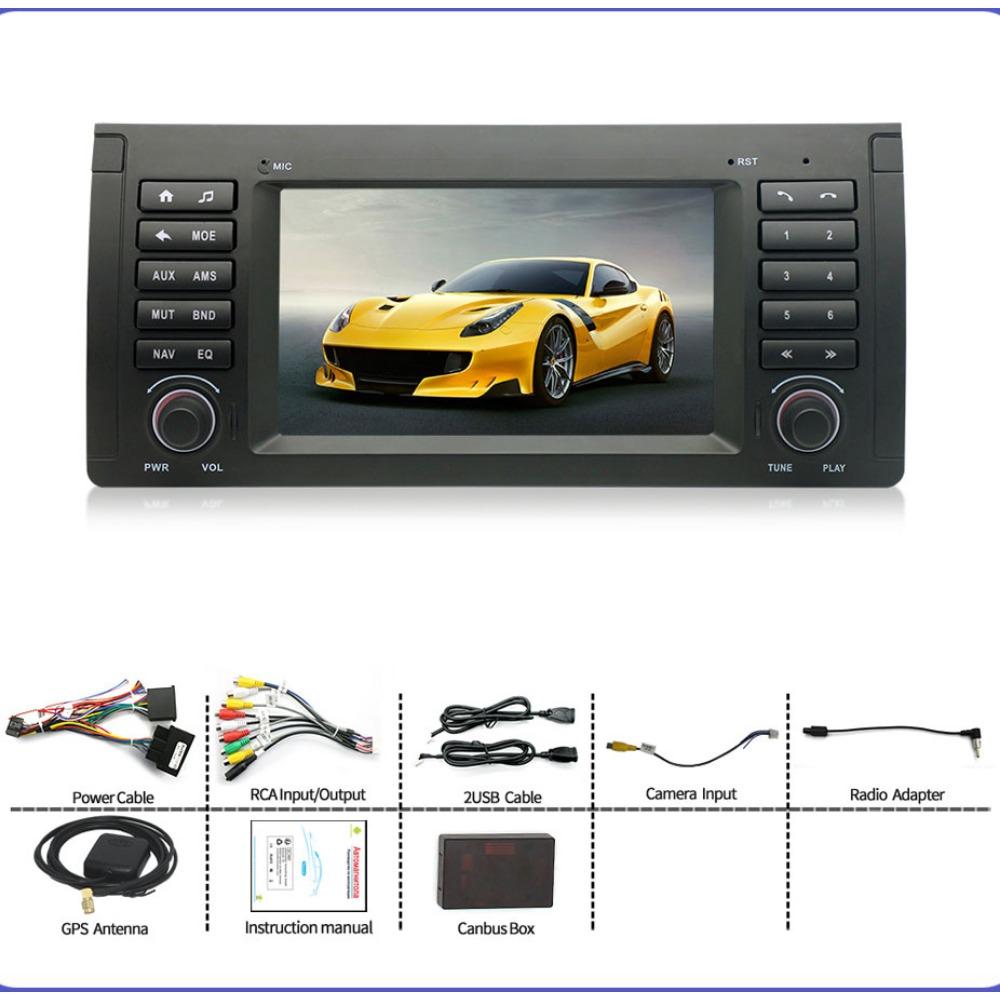 Car Radio Multimedia Player For BMW X5 E53 E39 M5 E38 1996-2007 2 Din Android Carplay GPS Autoradio 2+32GB