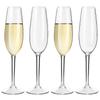 MICHLEY Unbreakable Champagne Flutes Floating Glasses Set Tritan Plastic Sparkling Wine Glass For Pool Wedding Party Barware