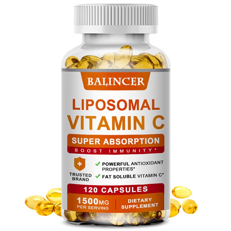 Zinc, Vitamin C, 1500mg, 120 Capsules, Dietary Supplement
